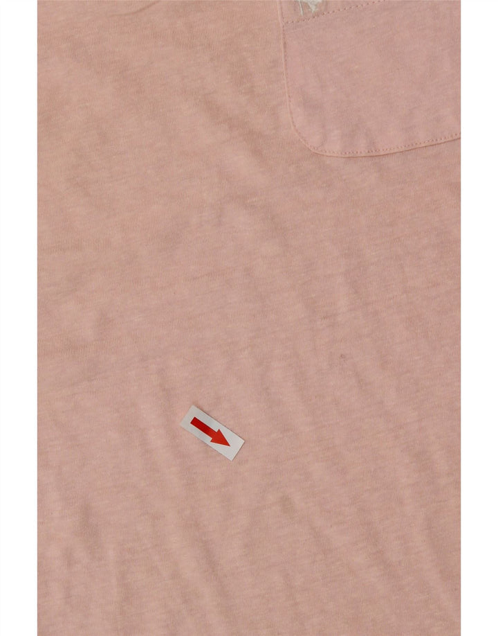 Jack Wills Womens T-Shirt Top UK 12 Medium Pink Polyester