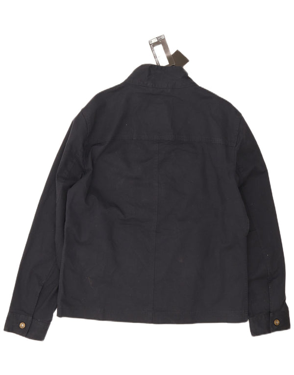 Marks & Spencer Mens Utility Jacket UK 40 Large Navy Blue