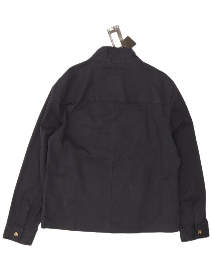 Marks & Spencer Mens Utility Jacket UK 40 Large Navy Blue