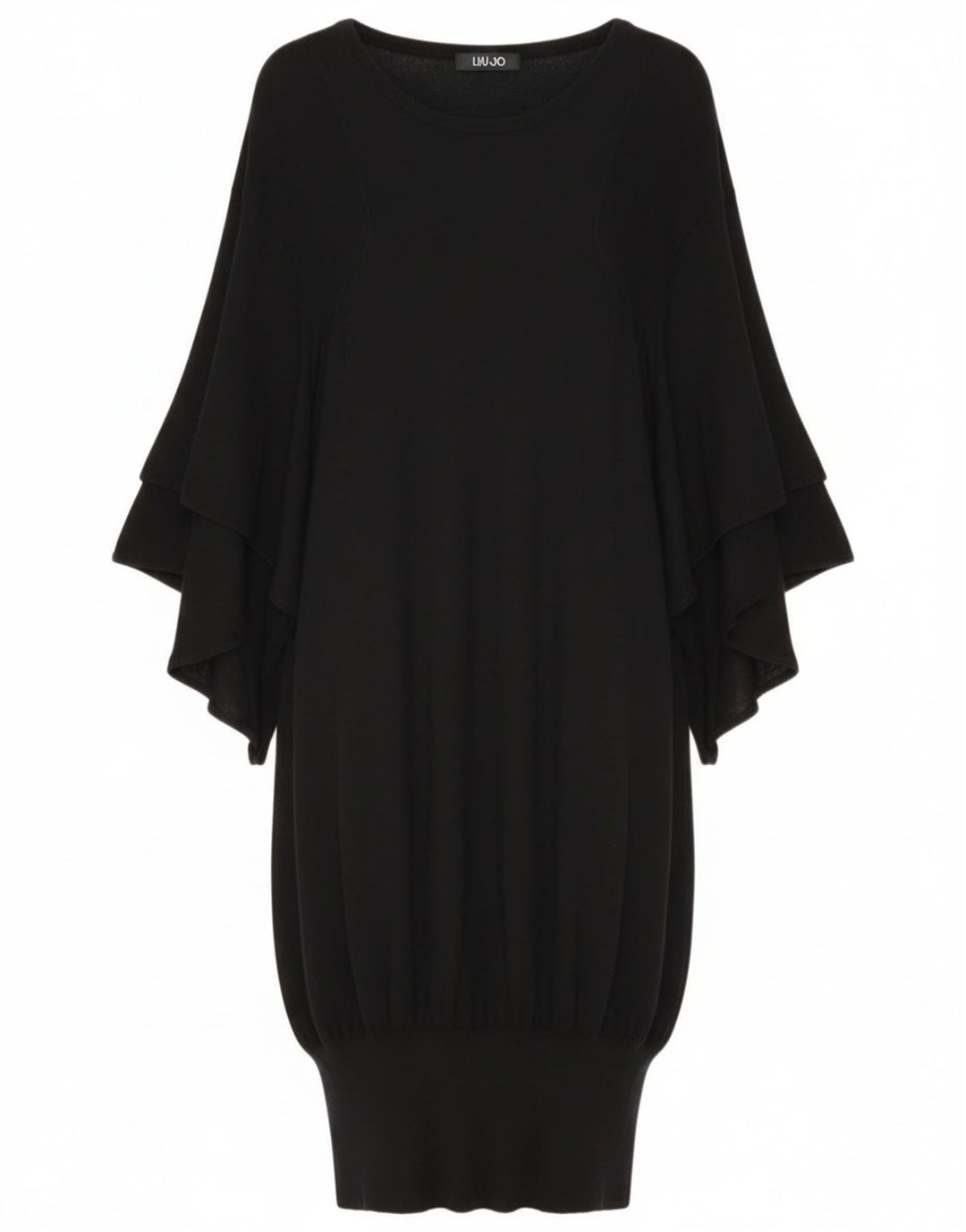 Liu Jo Womens Batwing Jumper Dress UK 10 Small Black