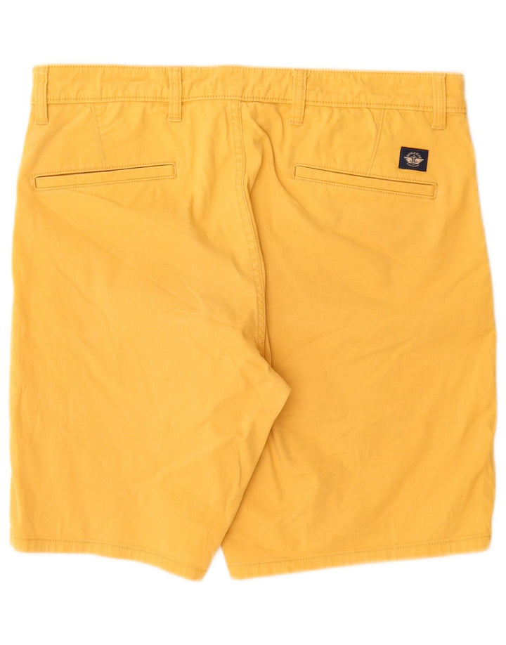 Dockers Mens Chino Shorts W31 Medium  Yellow Cotton