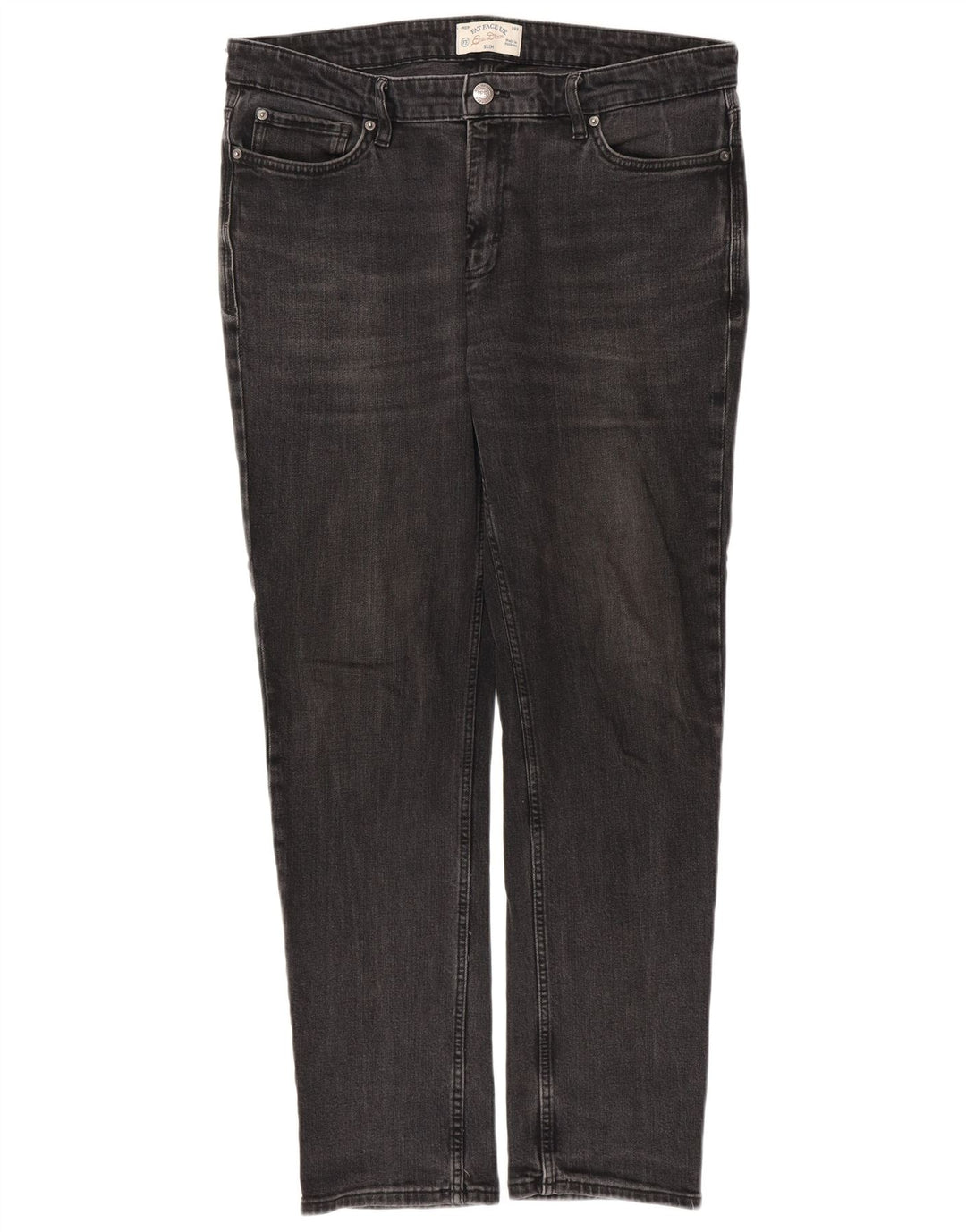 FAT FACE Mens Slim Jeans W36 L31 Grey Cotton