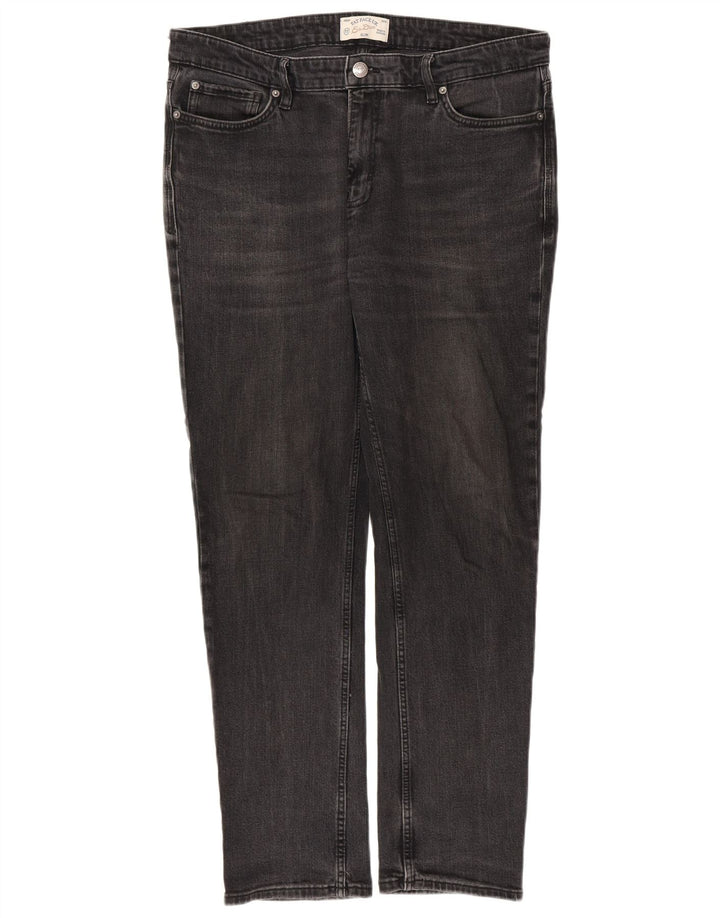 FAT FACE Mens Slim Jeans W36 L31 Grey Cotton