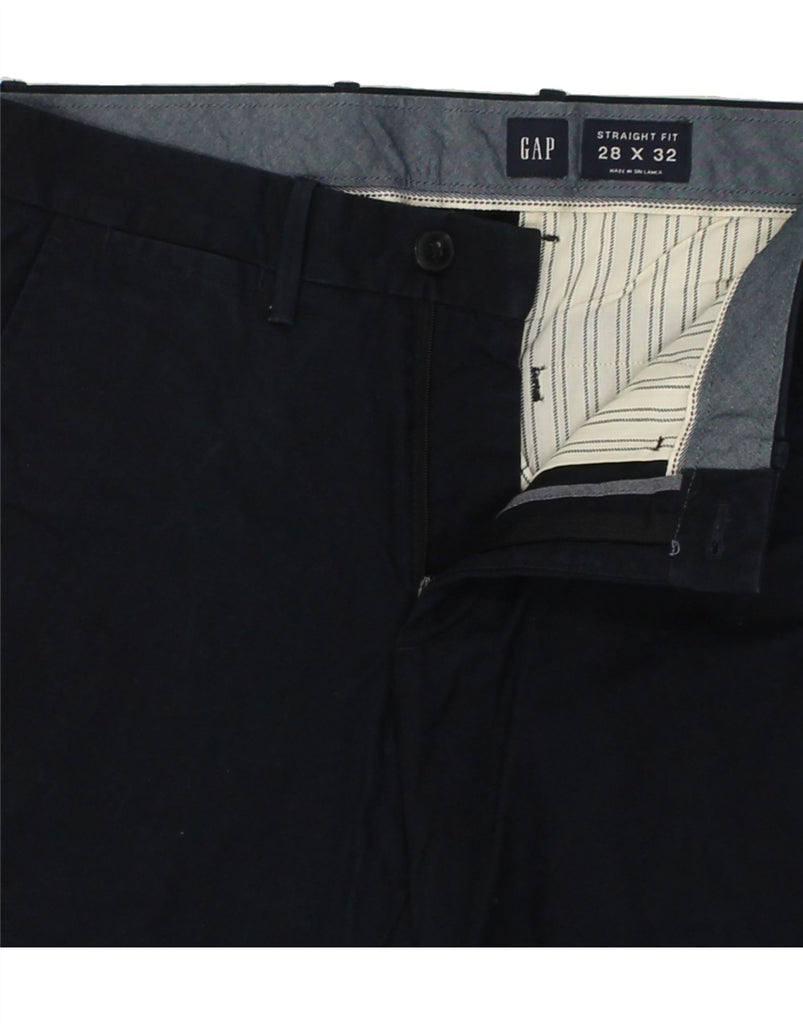 GAP Mens Straight Chino Trousers W28 L32 Navy Blue Cotton | Vintage Gap | Thrift | Second-Hand Gap | Used Clothing | Messina Hembry 