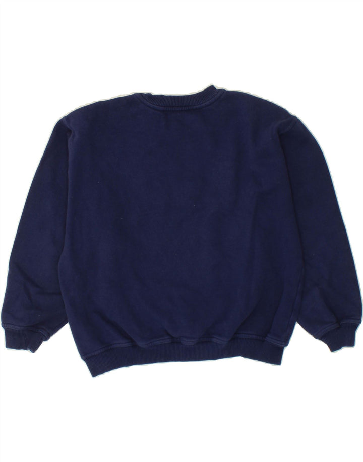 FILA Boys Graphic Sweatshirt Jumper 10-11 Years  Navy Blue Cotton Vintage Fila and Second-Hand Fila from Messina Hembry 