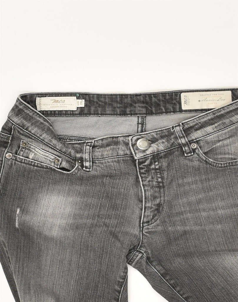 MARLBORO CLASSICS Womens Annie Lou Straight Jeans W29 L29 Grey Cotton | Vintage Marlboro Classics | Thrift | Second-Hand Marlboro Classics | Used Clothing | Messina Hembry 