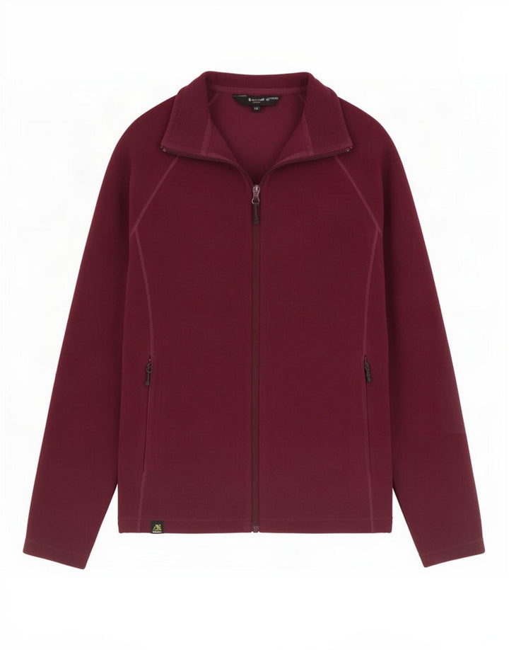 Berghaus Womens Fleece Jacket UK 14 Large Burgundy Polyester