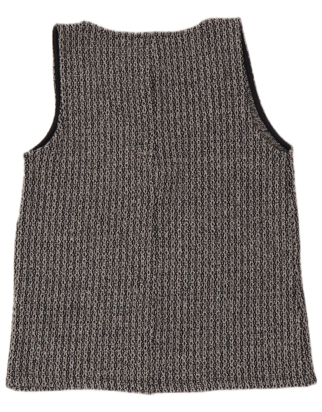 Zara Womens Vest Top UK 12 Medium Grey Polyester