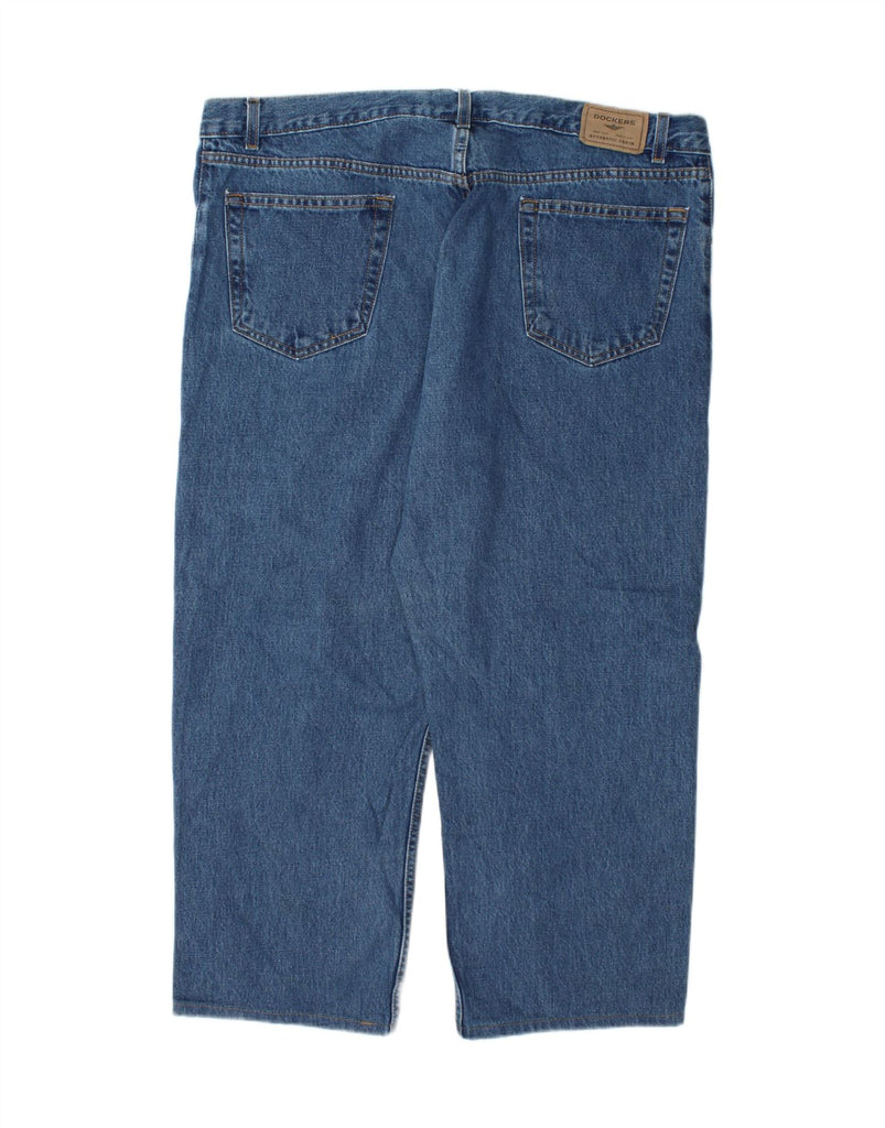 DOCKERS Mens Straight Jeans W42 L26 Blue Cotton Vintage Dockers and Second-Hand Dockers from Messina Hembry 