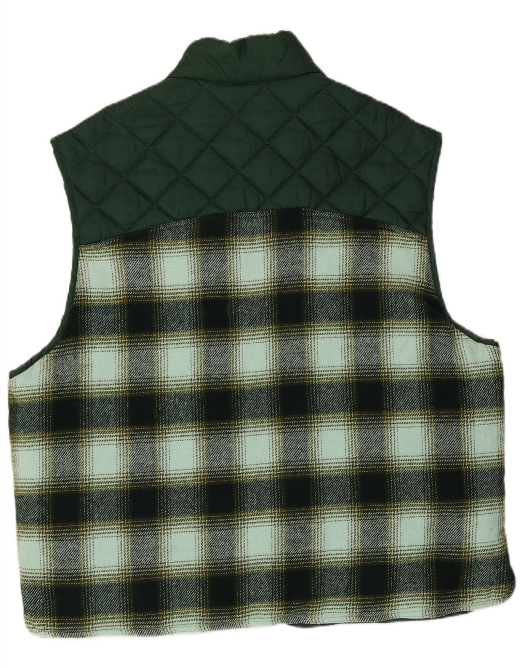 Roy Rogers Mens Reversible Gilet UK 42 XL Green Check
