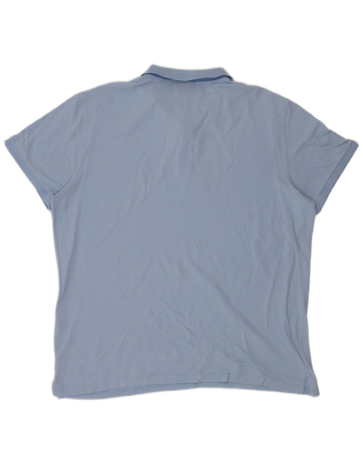 GANT Mens Regular Fit Polo Shirt 4XL Blue Cotton
