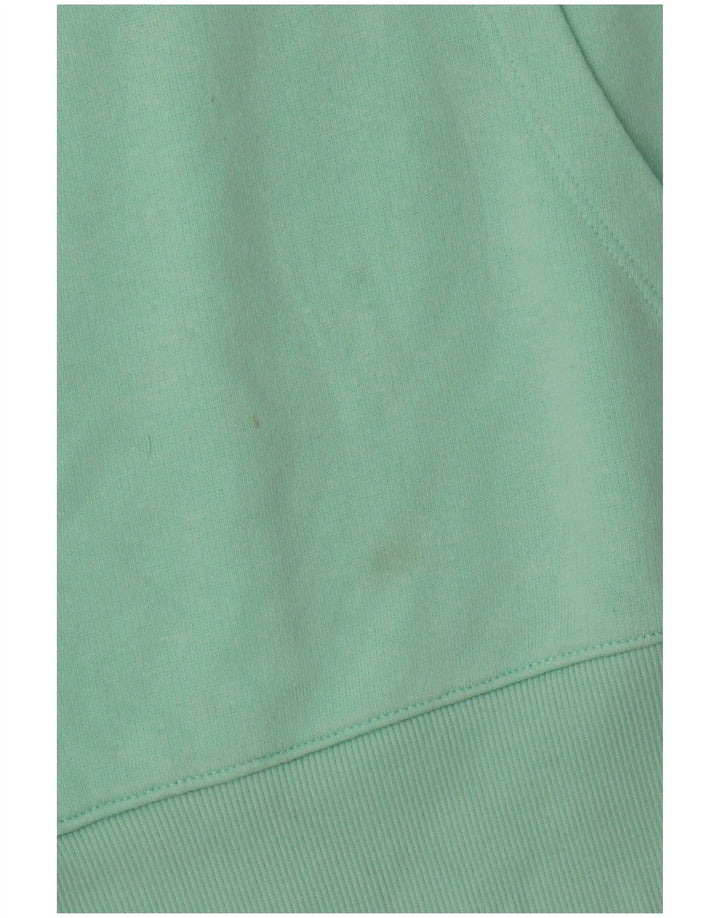 Champion Womens Hoodie Jumper UK 14 Medium Green