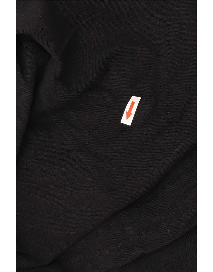 Replay Mens Graphic T-Shirt Top XL Black Cotton