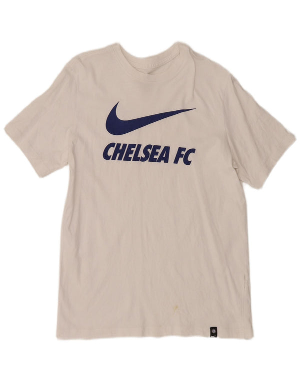 Nike Mens Chelsea FC Graphic T-Shirt Top Medium White