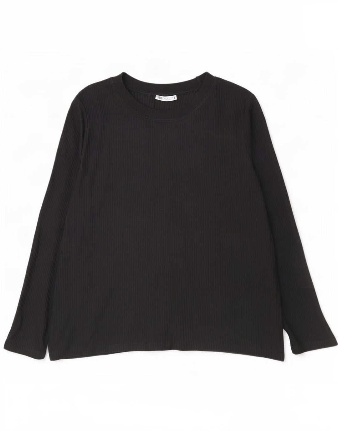 Zara Mens Top Long Sleeve XL Black