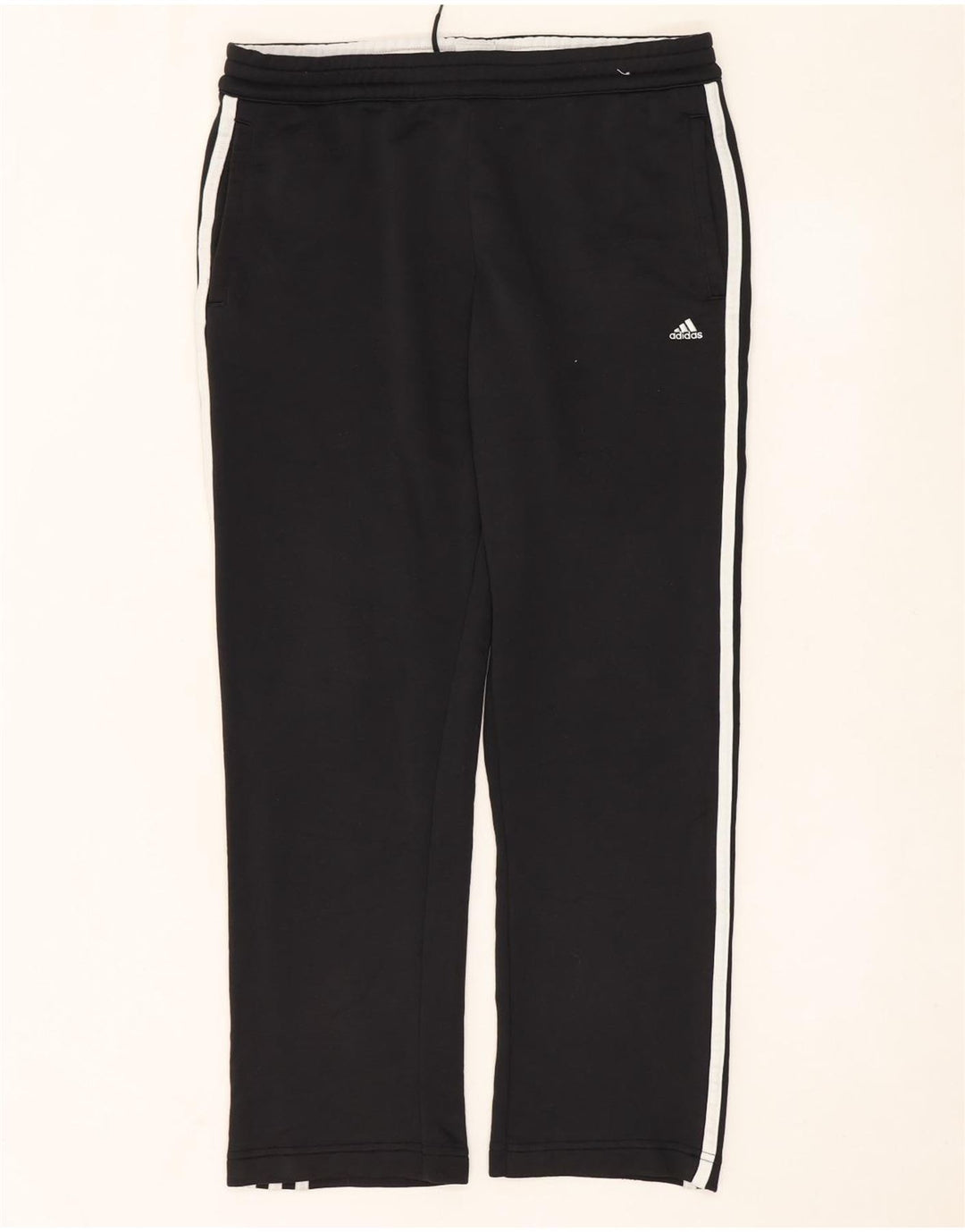 Adidas Womens Climalite Tracksuit Trousers UK 14 Medium  Black Polyester