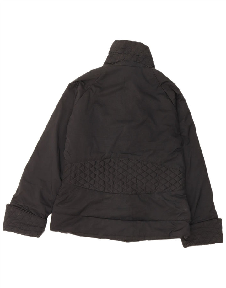 Adidas Womens Padded Jacket UK 14 Large Black Polyester