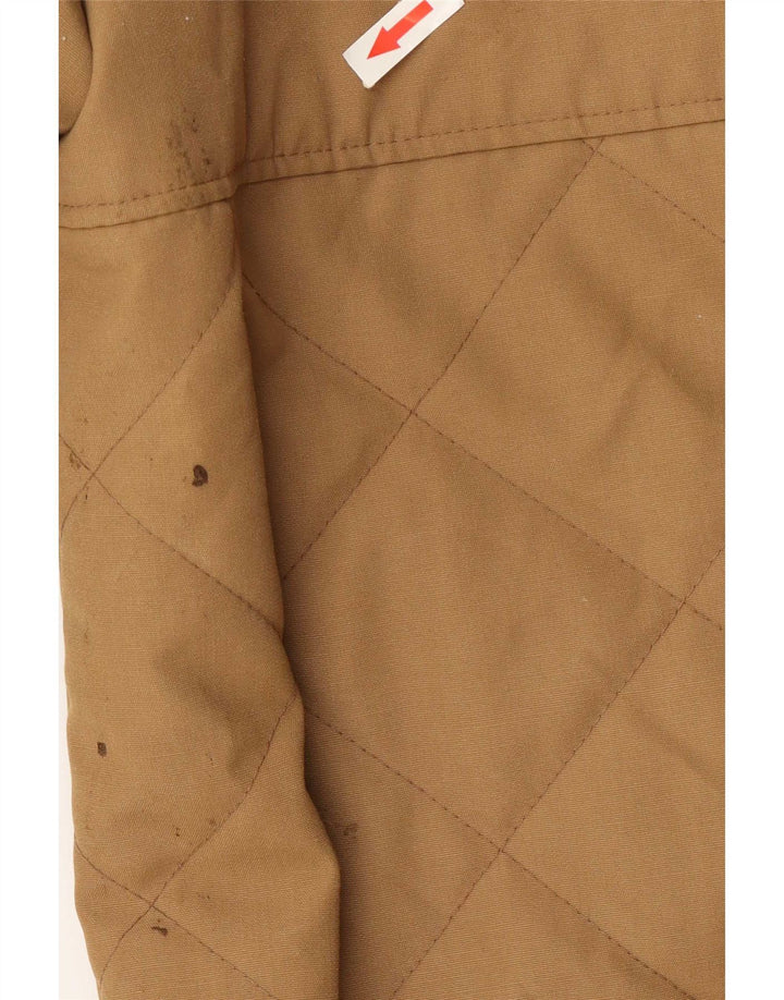 Vintage Mens Bomber Jacket UK 36 Small Beige