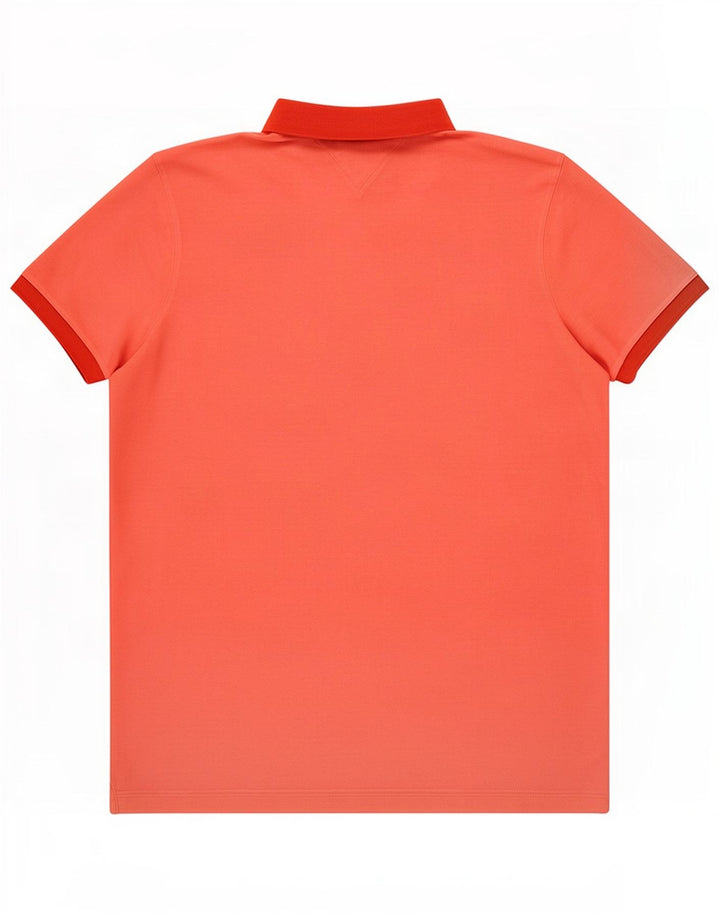 Tommy Hilfiger Mens Polo Shirt 2XL Orange
