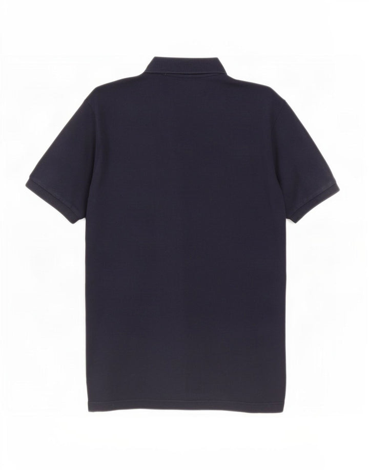Adidas Mens Polo Shirt Large Navy Blue Cotton