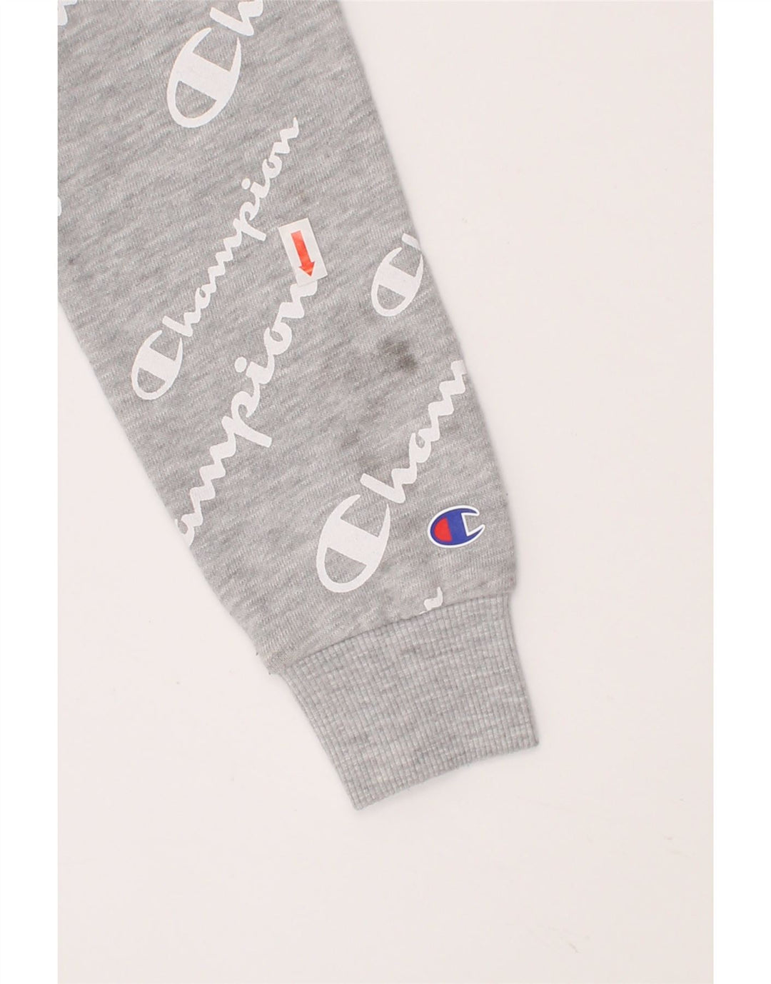 CHAMPION Girls Graphic Hoodie Jumper 5-6 Years Grey Cotton Vintage Champion and Second-Hand Champion from Messina Hembry 