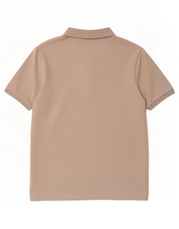 Calvin Klein Mens Slim Fit Polo Shirt 2XL Beige Cotton