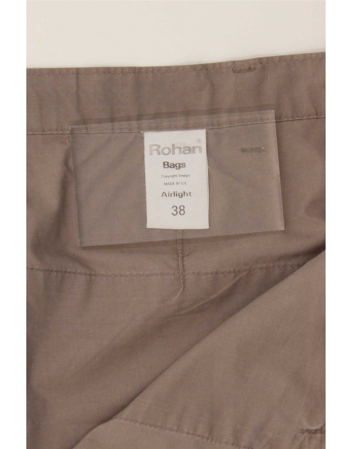 Rohan Mens Straight Casual Trousers W38 L27 Beige Polyester