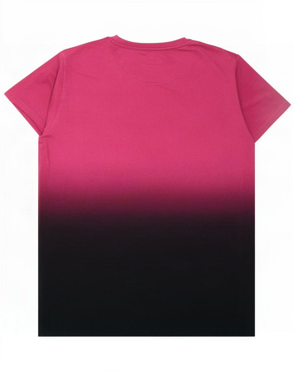 Hollister Mens T-Shirt Top Medium Pink Colourblock Cotton