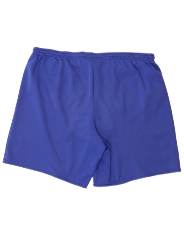 Adidas Mens Climalite Sport Shorts Large Blue Polyester
