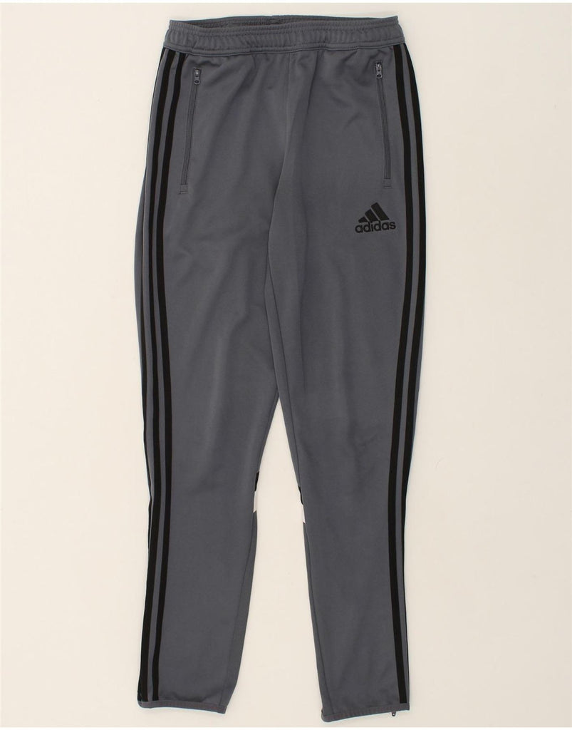 ADIDAS Boys Climacool Tracksuit Trousers 15-16 Years XL Grey Polyester | Vintage Adidas | Thrift | Second-Hand Adidas | Used Clothing | Messina Hembry 