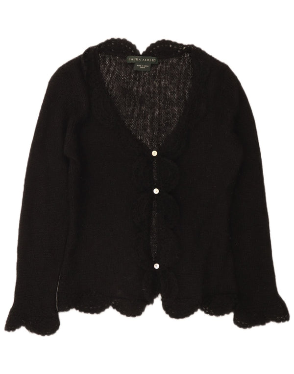 Laura Ashley Womens Cardigan Sweater UK 14 Large Black