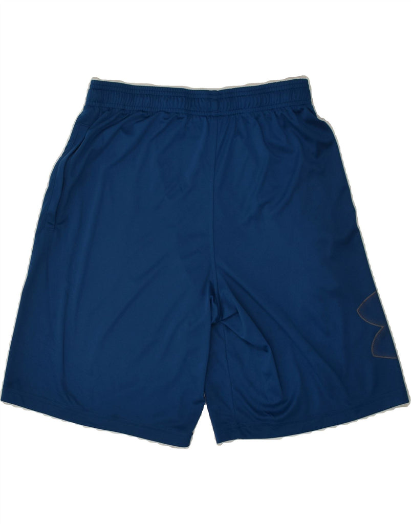 UNDER ARMOUR Mens Sport Shorts Medium Navy Blue | Vintage Under Armour | Thrift | Second-Hand Under Armour | Used Clothing | Messina Hembry 