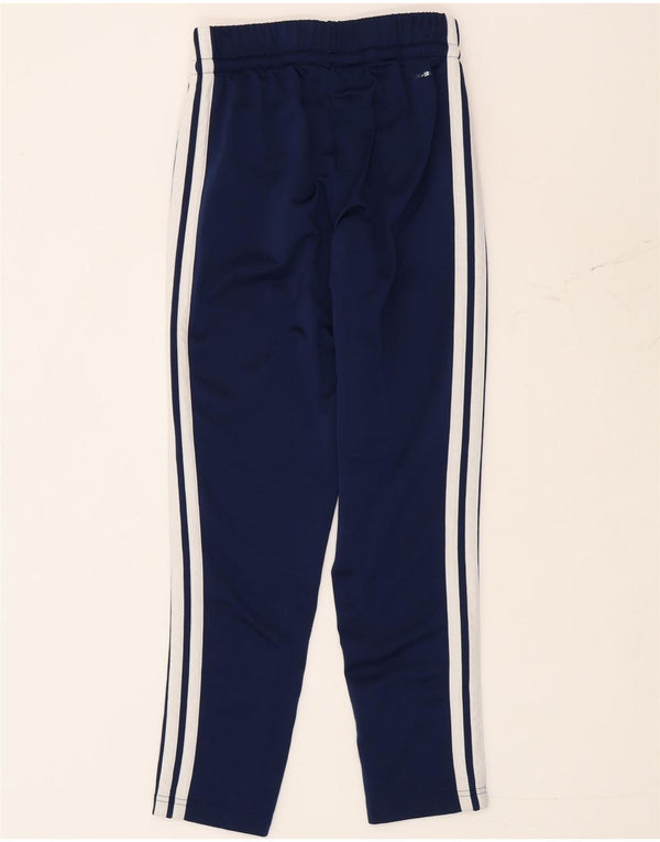 Adidas Boys Climacool Tracksuit Trousers 11-12 Years Navy Blue Polyester