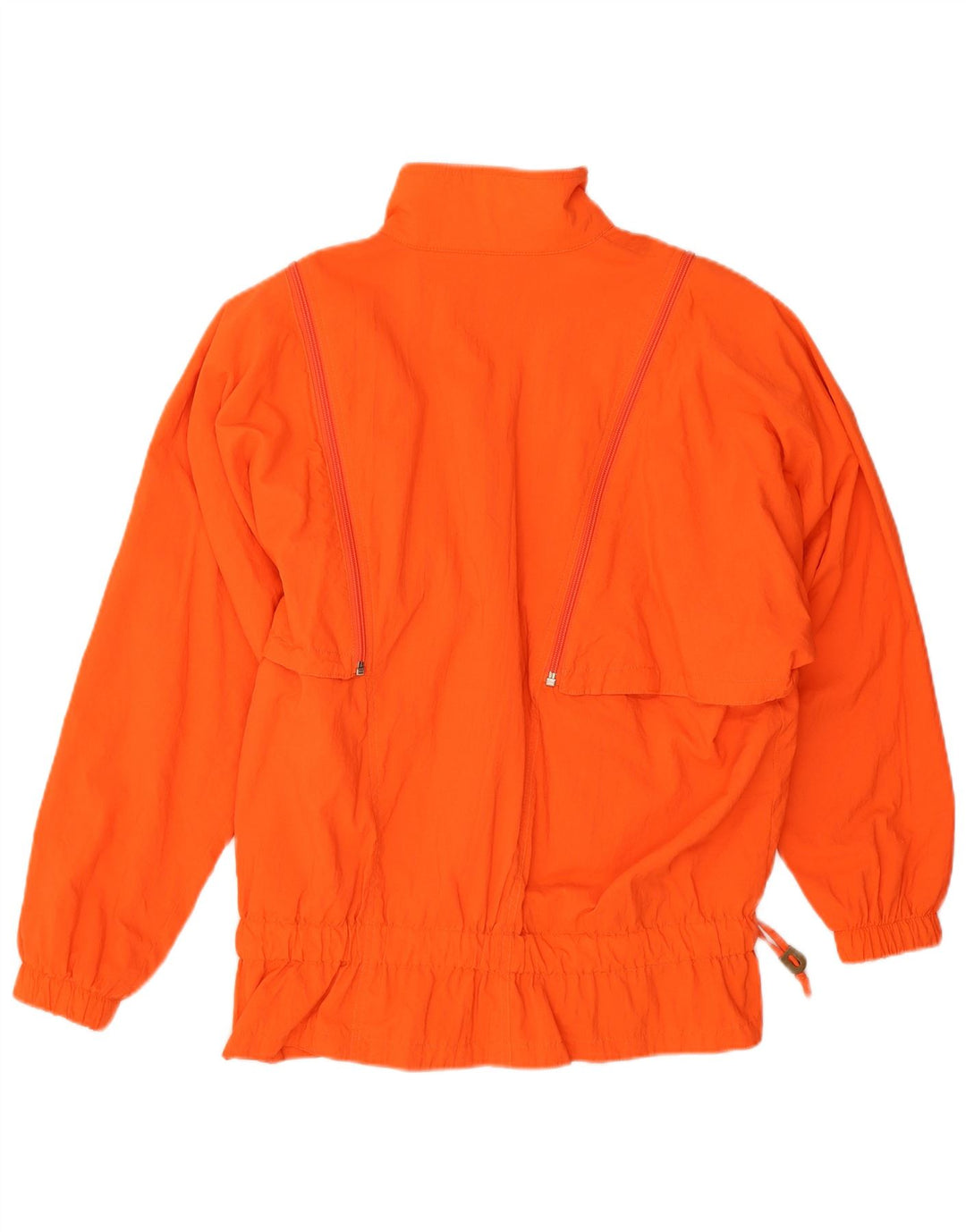 Adidas Womens Oversized Bomber Jacket EU 36 Small Orange Polyamide