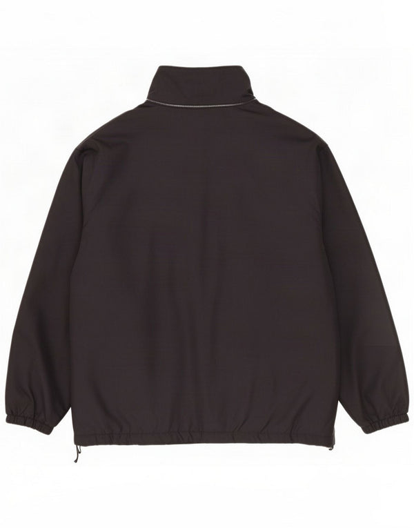Kappa Mens Loose Fit Reversible Fleece Jacket UK 36 Small Black Polyester