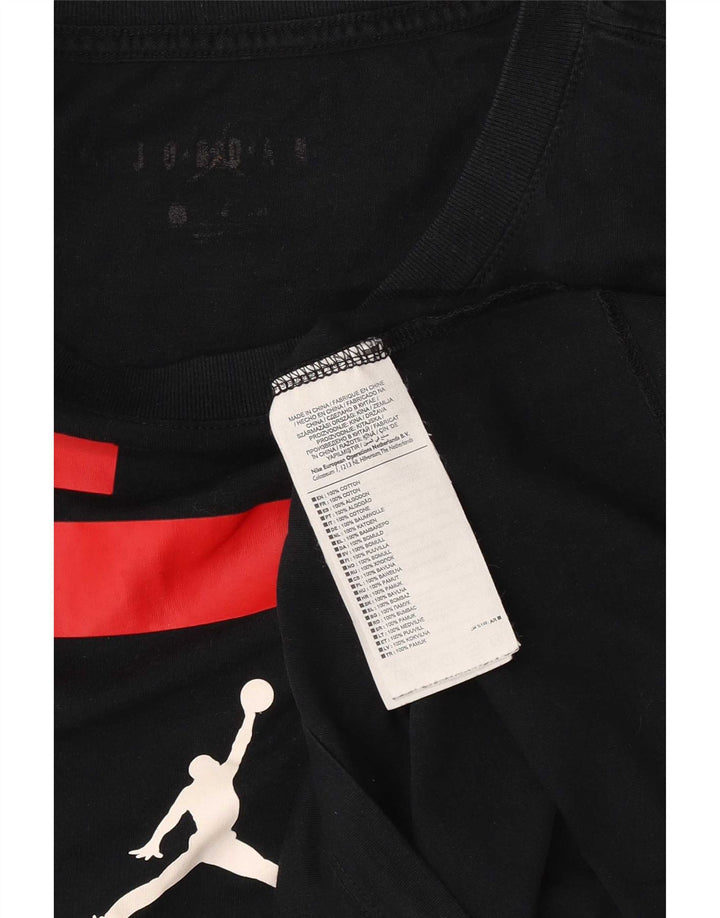 Jordan Mens Graphic T-Shirt Top XL Black Cotton