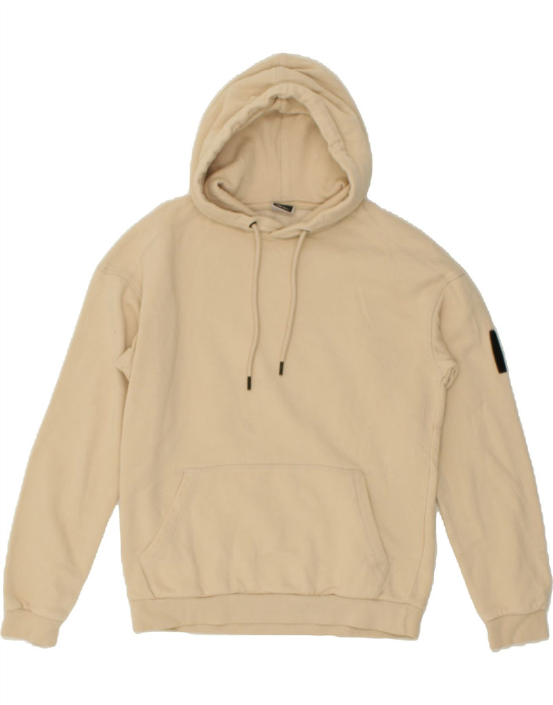 JACK & JONES Mens Hoodie Jumper Small Beige | Vintage Jack & Jones | Thrift | Second-Hand Jack & Jones | Used Clothing | Messina Hembry 