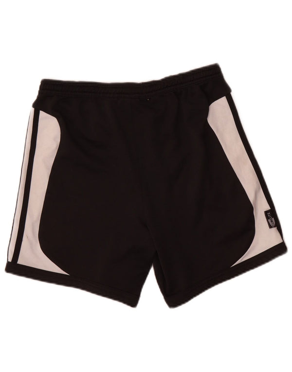 Adidas Mens Climalite Sport Shorts Small Black Colourblock Polyester