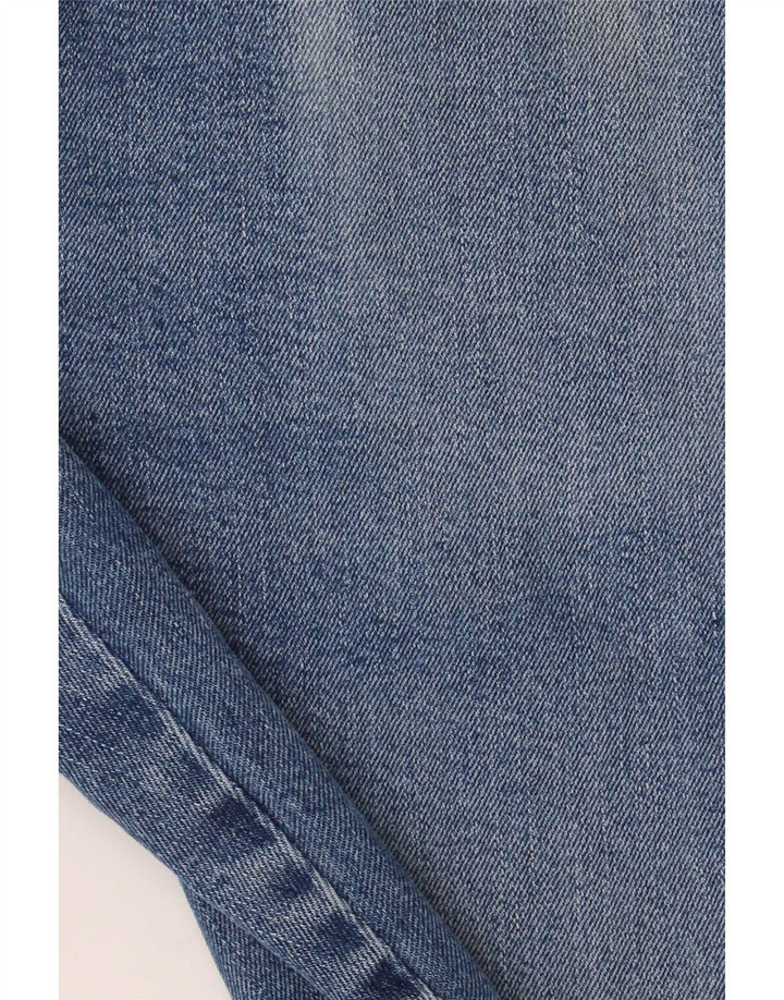 Wrangler Mens Regular Straight Jeans W36 L32 Blue Cotton