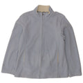 Marks & Spencer Womens Oversized Fleece Jacket UK 10 Small Blue Polyester