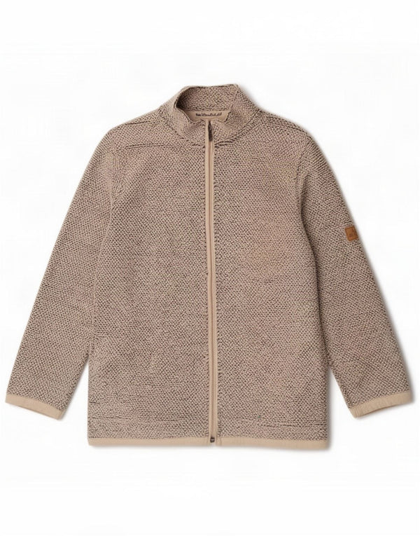 Weird Fish Womens Cardigan Sweater UK 14 Large Grey Cotton