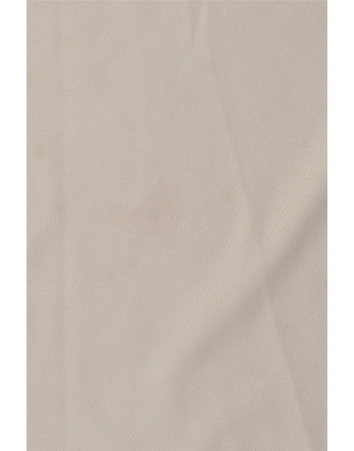Nike Mens Polo Shirt UK 38/41 Medium White Colourblock Polyester