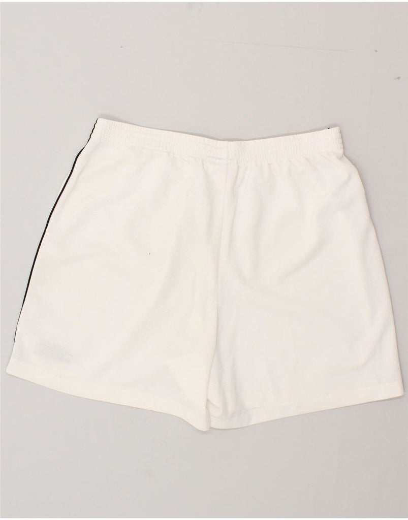 UMBRO Mens Graphic Sport Shorts UK 44/46 XL White Polyester Vintage Umbro and Second-Hand Umbro from Messina Hembry 