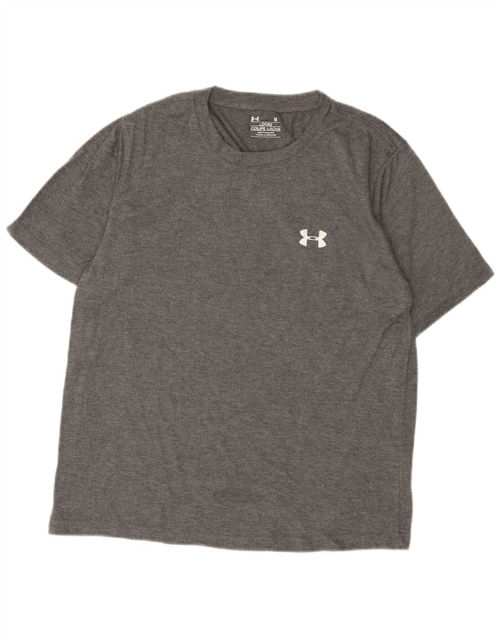 Under Armour Mens T-Shirt Top Medium Grey Polyester