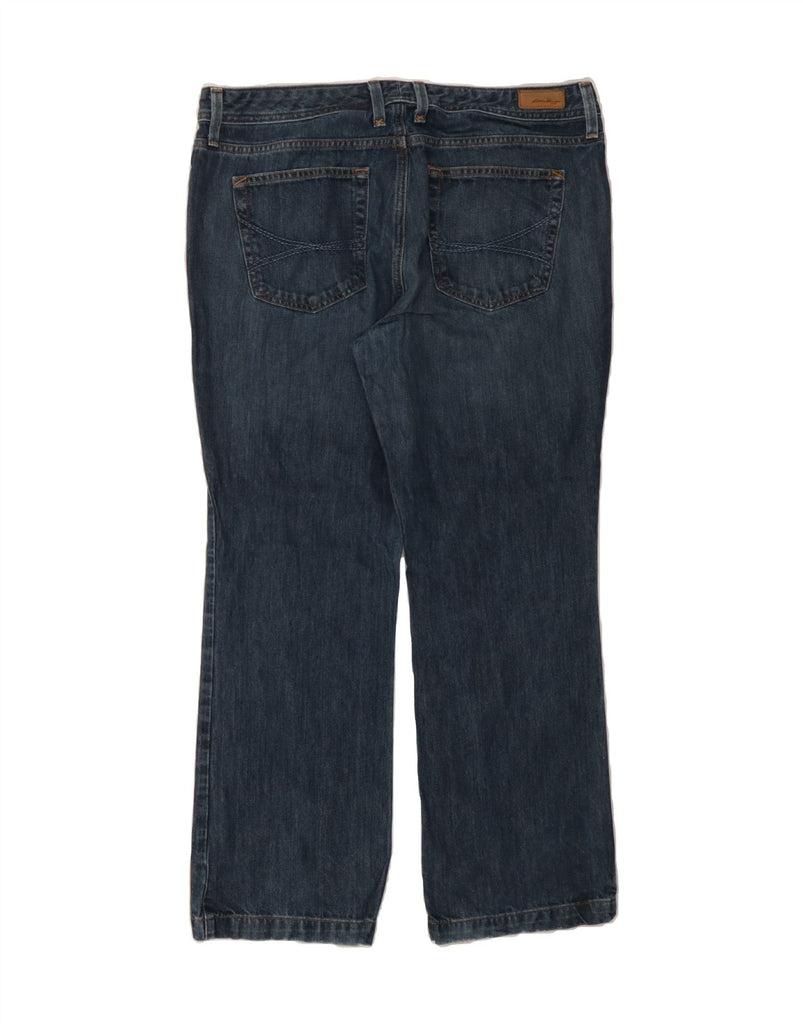 EDDIE BAUER Womens Curvy Fit Bootcut Jeans US 14 XL W36 L29 Blue Cotton Vintage Eddie Bauer and Second-Hand Eddie Bauer from Messina Hembry 