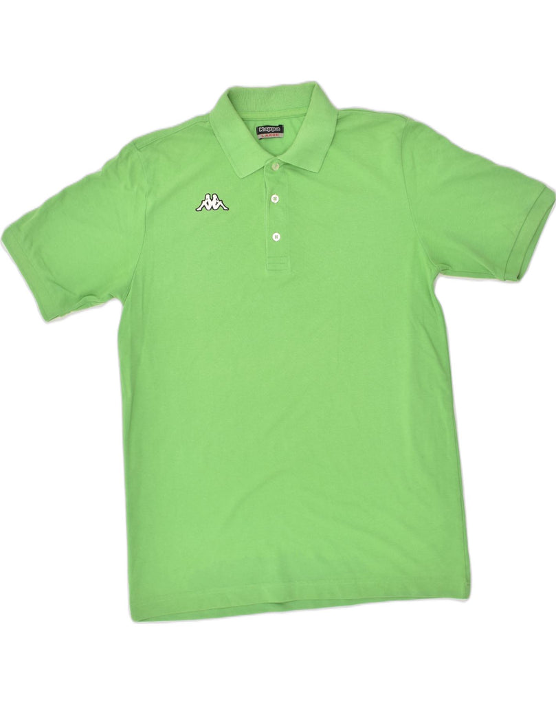 KAPPA Mens Polo Shirt Large Green Cotton | Vintage Kappa | Thrift | Second-Hand Kappa | Used Clothing | Messina Hembry 