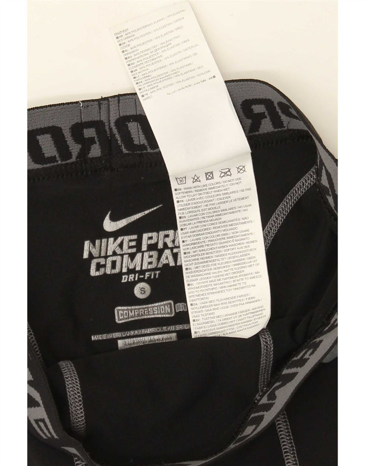 Nike Mens Dri Fit Graphic Leggings Small  Black Polyester