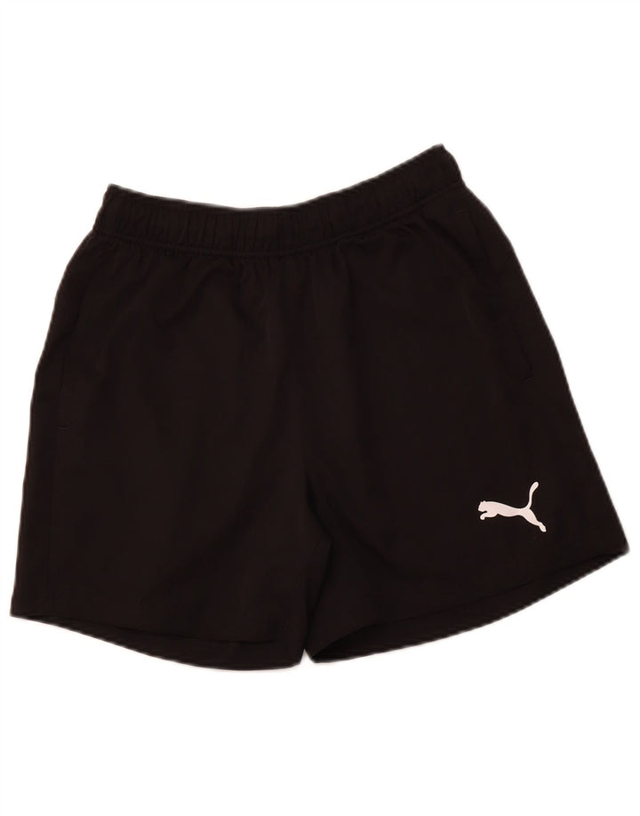 PUMA Mens Sport Shorts Small Black Polyester