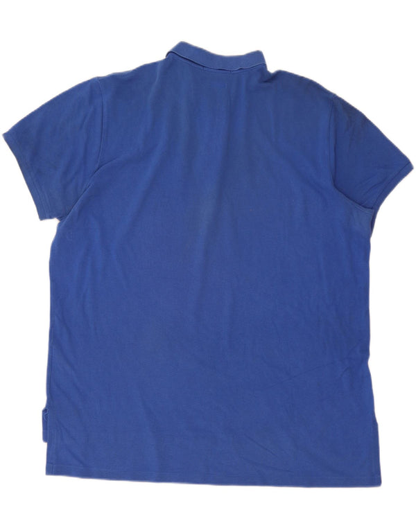 Polo Ralph Lauren Mens Custom Fit Polo Shirt 2XL Blue Cotton