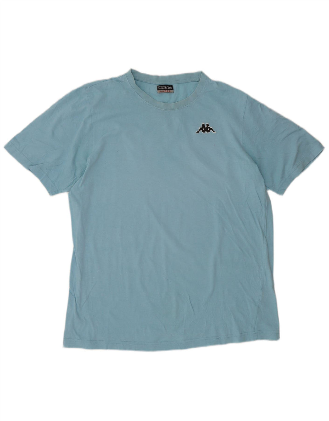 Kappa Mens T-Shirt Top Large Blue Cotton